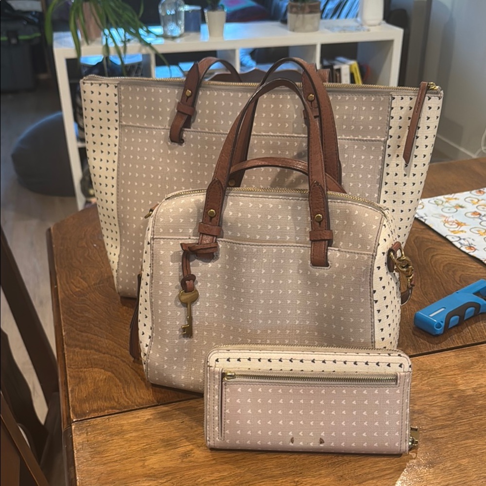 Fossil Hearts Racheal Collection (Tote, Satchel, Wallet)